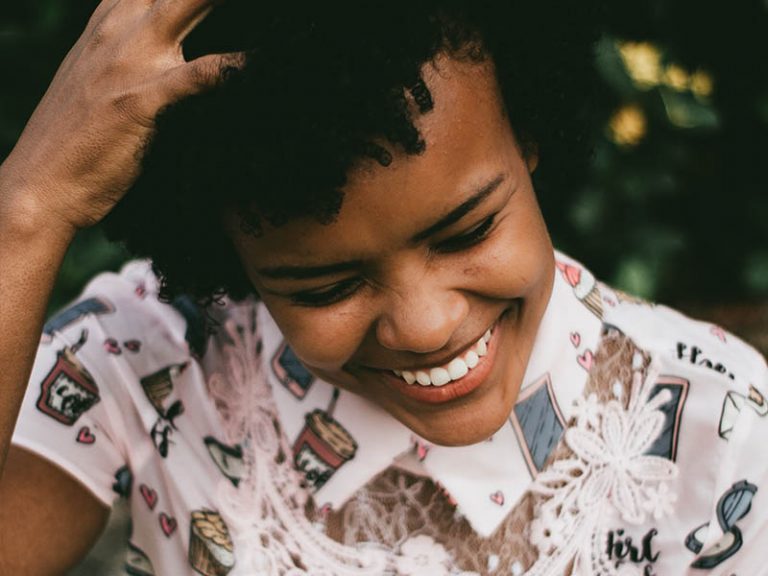 smiling woman